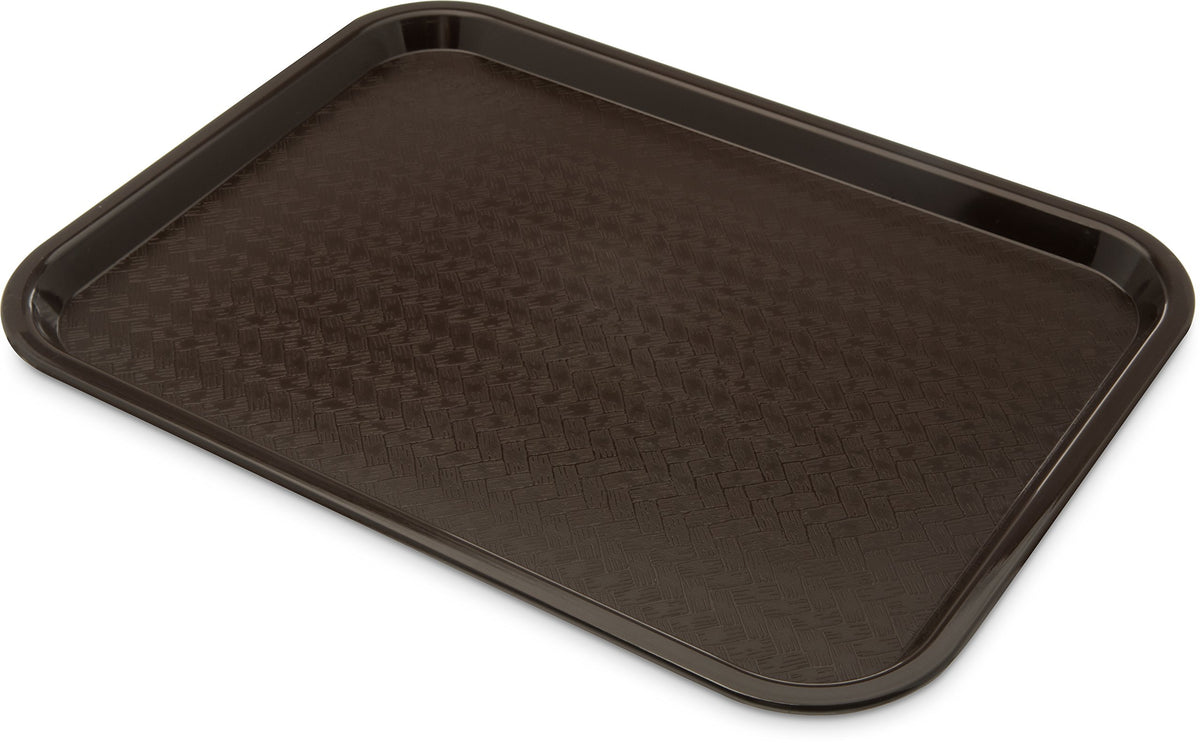 Carlisle FoodService Products Chocolate Brown / 24 / 12" x 16" Serving Trays