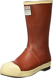 TINGLEY Pylon - Brick Red Upper - Brown Sole - Ht. 12" - Steel Toe - Chevron Outsole