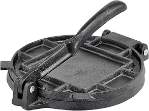 Winco 8" Cast Iron Commercial Tortilla Press