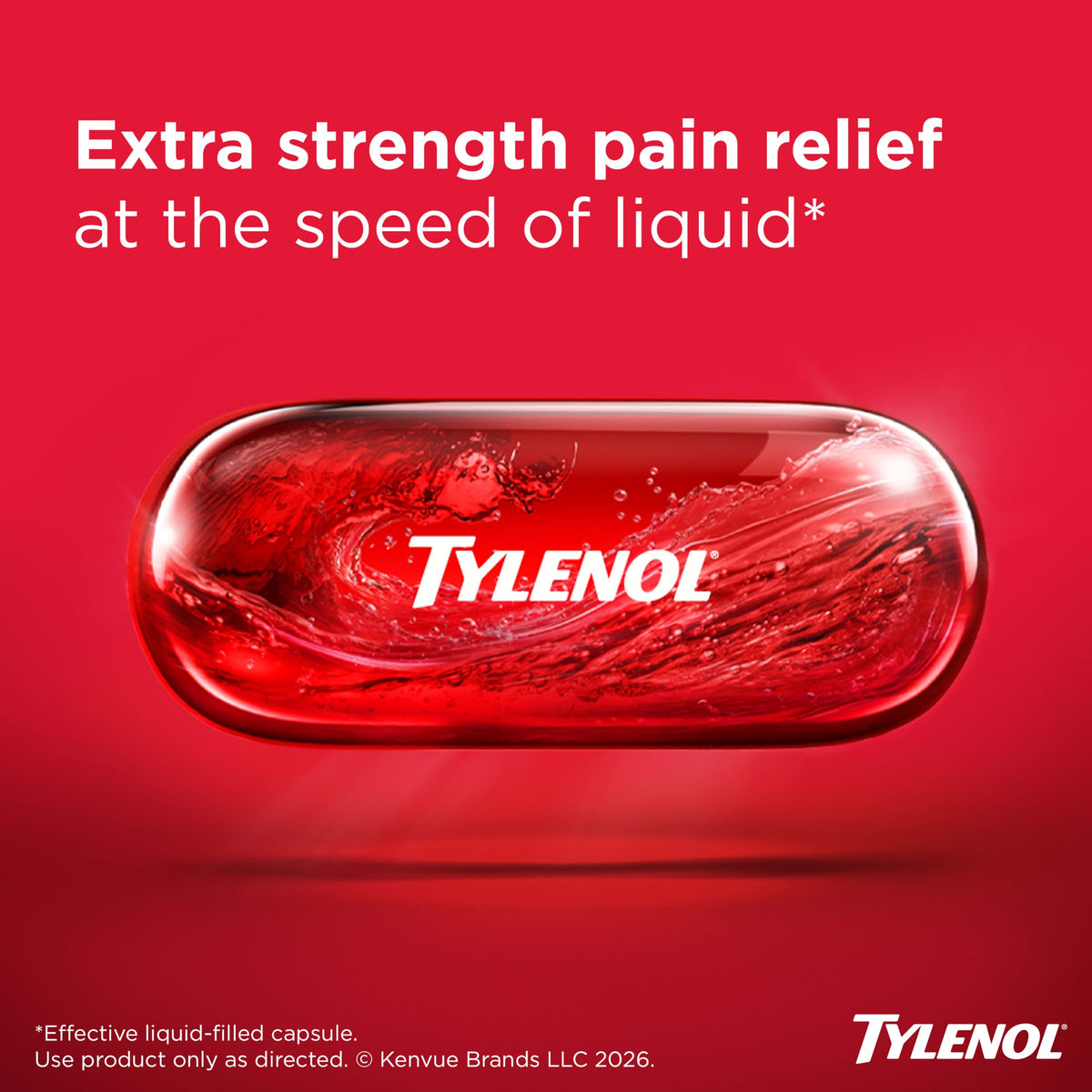 Extra Strength Liquid Gels by Tylenol – 18, White