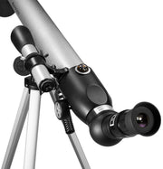 70060 Starwatcher Refractor Telescope by Barska – One Size, Blend, Silver, Model AE11124