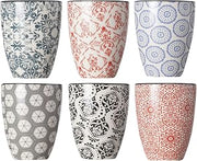 Cosy & Trendy Set of 6 Deli Cups 20 cl Assorted Colours