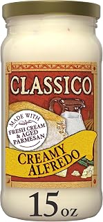CLASSICO Pasta Sauce, Creamy Alfredo, 15 oz Jar