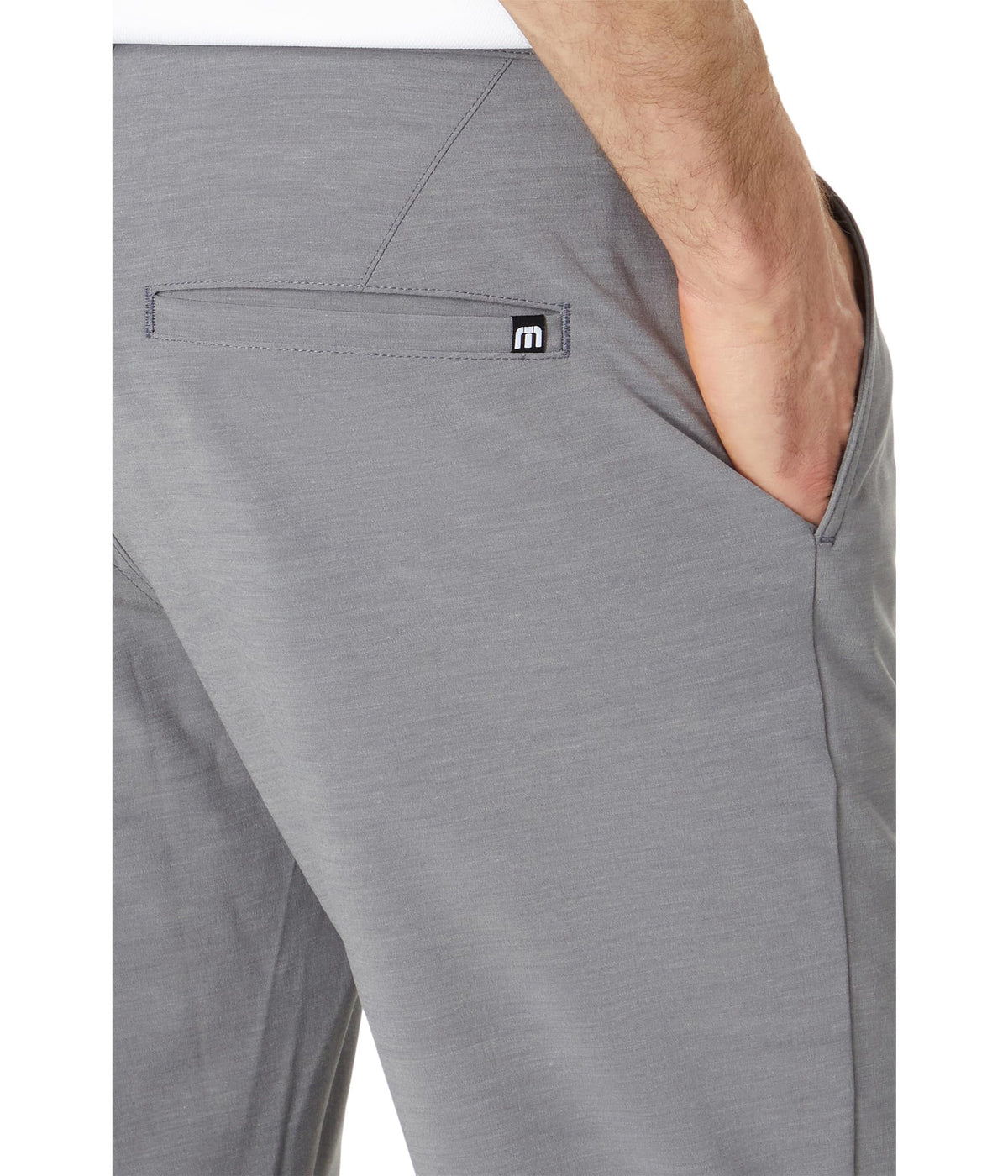 OTC Tech Chino Heather Quiet Shade 35 by TravisMathew – Spandex, Heather Quiet Shade, Model 1MAA242
