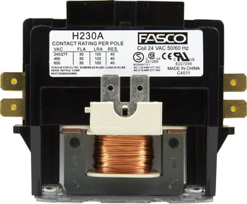 H230A 2P 30A 24-volt Control by Fasco – Copper, Multicolor