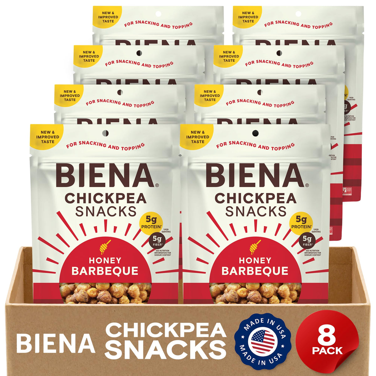BIENA Barbeque / 8 Pack / Red Vegetable