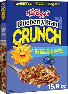 Kellogg's Blueberry Bran Crunch Original Breakfast Cereal 15.8 oz