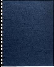 Fellowes Linen Classic Presentation Covers, 8 1/2" 11", Navy, Pack of 200
