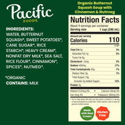 Organic Butternut Squash Soup With Cinnamon and Nutmeg by Pacific Foods – 32 Fl Oz (Pack of 2), Pack of 2, Model 0052603292146