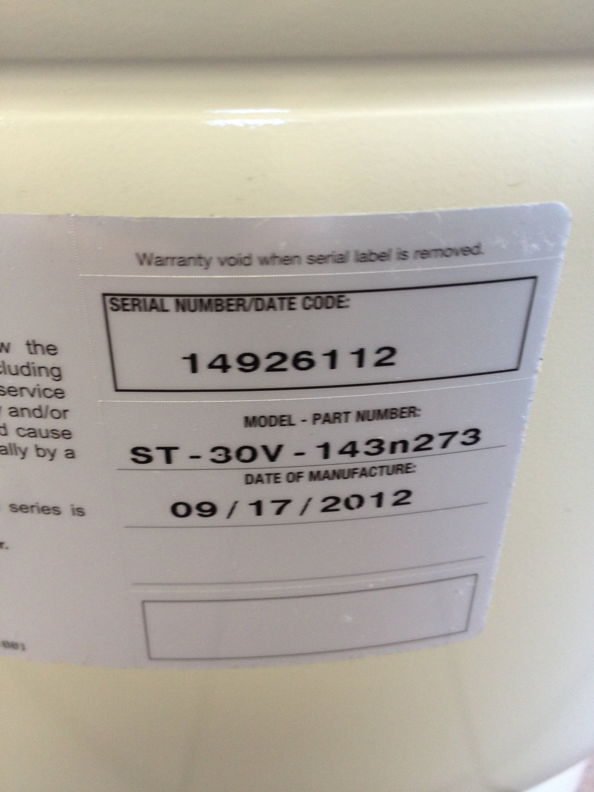 Thermal Expansion Tank by Amtrol – Molded Polypropylene, White, Model ST-30V