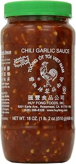 Huy Fong Chili Garlic Sauce, 18-Ounce Bottles (Pack of 6)