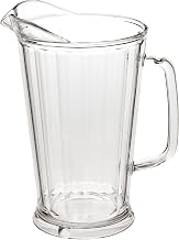Cambro P64CW 64 oz Capacity, Camwear Clear Polycarbonate Tapered Pitcher
