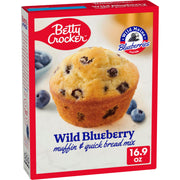 Wild Blueberry Muffin & Quick Bread Mix by Betty Crocker – 16.9 Ounce (Pack of 1), Model BC-WBBMM-1