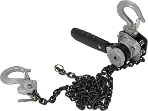Vestil ELH-05-5 Steel Mighty Mini Lever Hoist 5 Ft. Chain Length 500 Lb. Capacity Orange