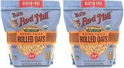 Bob's Red Mill Gluten Free Organic Thick Rolled Oats, 32 Oz (Pack of 2)