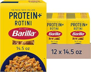 Barilla Protein+ (Plus) Rotini Pasta, Plant Based Protein, 14.5oz (12PK)