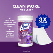 Disinfecting Wipes by Lysol – 80 Count (Pack of 1), Purple, Model 3296590