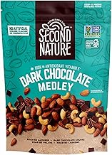 Dark Chocolate Medley Trail Mix by Second Nature – 4.5 Ounce (Pack of 12), Pack of 12, Model 1107-CP12