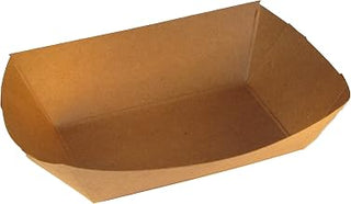 7152 Food Tray, #200, Kraft Plain (Pack of 1000)
