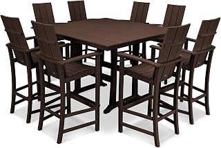 Polywood Bar Set, Mahogany