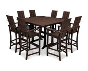 ® Bar Set by Polywood – Onesize, High Density Polyethylene, Mahogany, Pack of 9, Model PWS313-1-MA