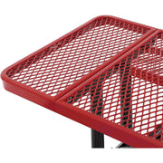 Global Industrial Red / Industrial / 96 inches x 30 inches x 29.5 inches Picnic Tables