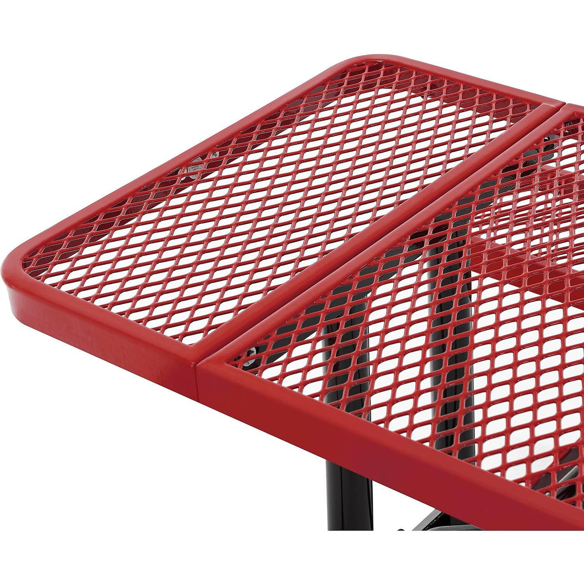 Global Industrial Red / Industrial / 96 inches x 30 inches x 29.5 inches Picnic Tables