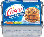 Crisco Baking Sticks All Vegetable Shortening, 20 Ounce (Pack of 3)