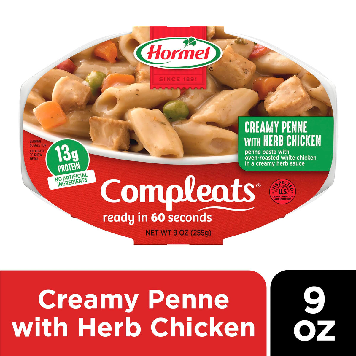 HORMEL COMPLEATS Italian Chicken and Penne / 9 Ounce (Pack of 6) / 6 Penne