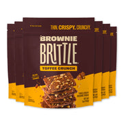 Brownie Brittle Toffee Crunch / 5 Ounce (Pack of 6) / 1 Brittle