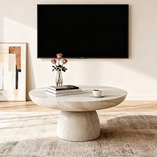 Coffee Tables for Living Room, Coffee Table, Mesa de Centro | fiberglass construction for a sleek, lightweight look. Robust and stable, ideal for modern living rooms or