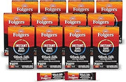 Folgers Black Silk Instant Coffee, Dark Roast, 84 Single-Serve Packets