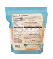 Organic Old Fashioned Rolled Oats by Bob's Red Mill – 32 Ounce (Pack of 4), Resealable, Pack of 4, Model P101961