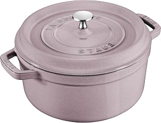 STAUB Cast Iron 4-qt Round Dutch Oven - Lilac