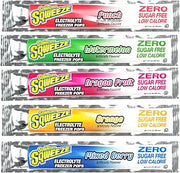 Sqwincher Sqweeze Electrolyte Freezer Pops, Zero Sugar - 5 Flavor Variety Pack (36 Cases)