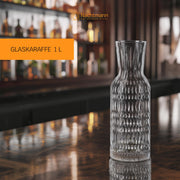 Ethno Carafe by Nachtmann – 33.8 Ounces, 1 liters, Crystal glass, Transparent, Model 105396