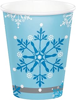 Creative Converting Snow Princess Paper Cups, 8 ct