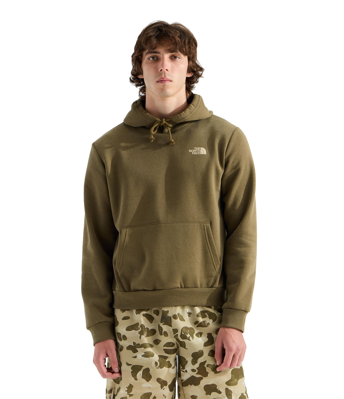 Men's Evolution TNF NSE Regular Hoodie by The North Face – Small, Cotton Blend, Caraway Seed, Model NF0A8JQ2