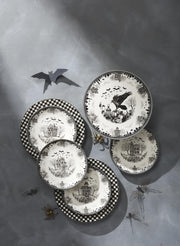 Haunted Village Cake Plate by Lenox – 1 Count, Porcelain, Multicolor, Model 899320