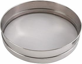 Winco Sieves, 16-Inch, Stainless Steel | Great for Sifting Flour, Dry Ingredients, Baking Prep and Kitchens
