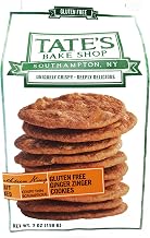 Tate's Bake Shop Gluten Free Cookies, Ginger Zinger, 12 Count (Pack of 12)