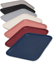 Fiberglass Hospital Fast Food Tray by DINEX – 20" x 15" x 0.5", Blue, Model DX1089M50