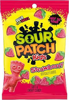 Sour Patch Kids Strawberry Soft & Chewy Candy, 8 oz