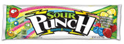 Straws Rainbow Sugar Candy by Sour Punch – Multicolor, Pack of 24, Model 8791