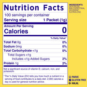 Sweetener Packets by SPLENDA – 100 Count (Pack of 2), Pack of 2