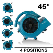 XPOWER 1/3 HP / Pro X-430TF / Blue Floor Fans