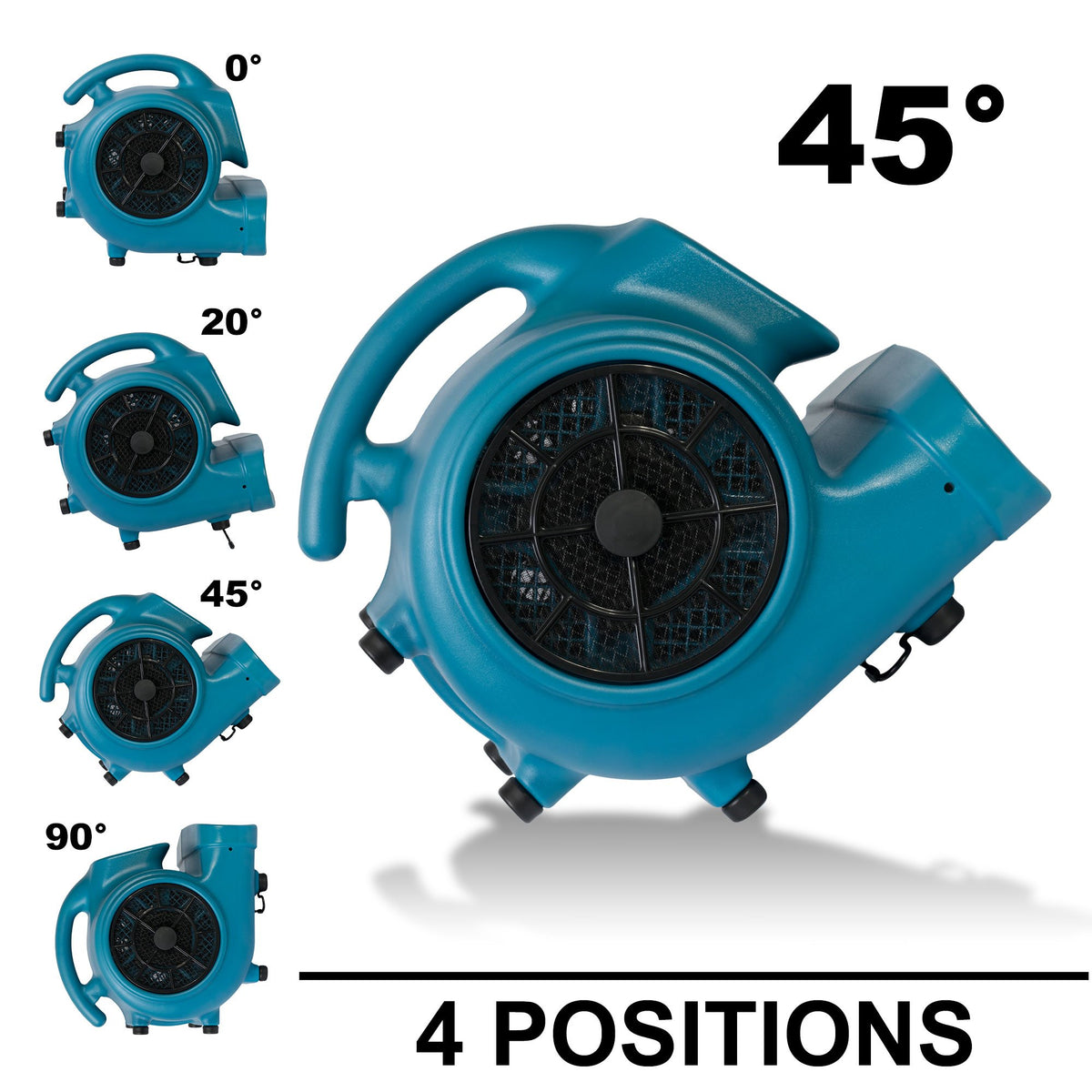 XPOWER 1/3 HP / Pro X-430TF / Blue Floor Fans