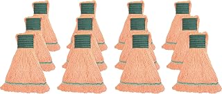 Genuine Joe MOR5BCT Synthetic Blend Wide Band Mop, 16oz., 12/CT, Orange