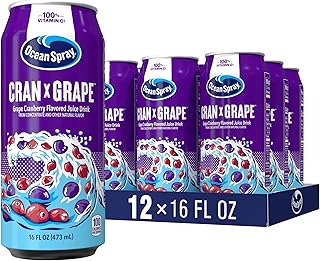 Ocean Spray Cran-Grape™ Cranberry Grape Juice Drink, 16oz can (12 Pack)
