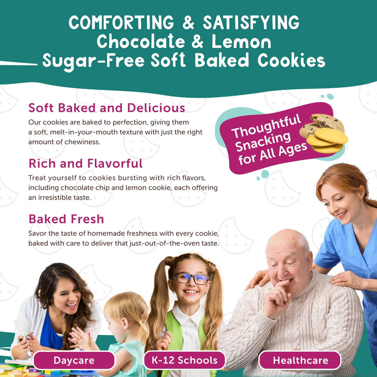 Darlington Snacks Assorted (Sugar-Free) / 0.75 Ounce (Pack of 212) / 212 Cookie Assortments